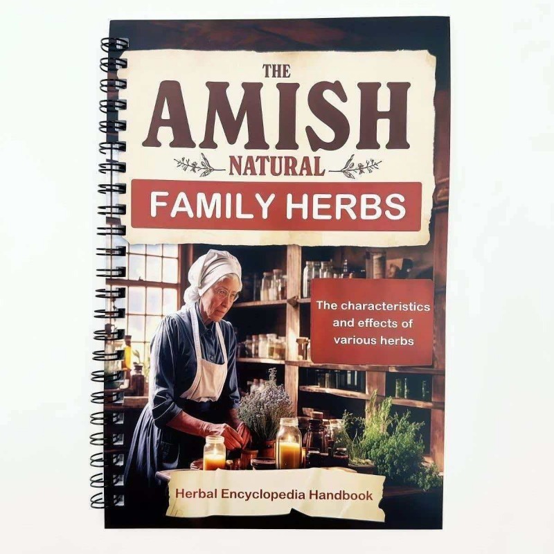 Herbal Wellness Book - The Amish Herbal Encyclopedia Handbook Natural
