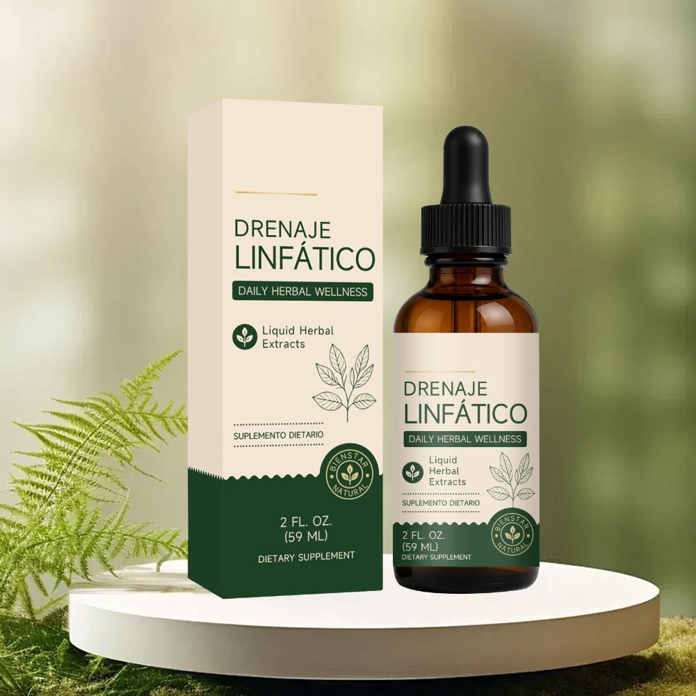 Herbal Wellness Liquid - 59ml Lymphatic Drainage Drops Daily Herbal