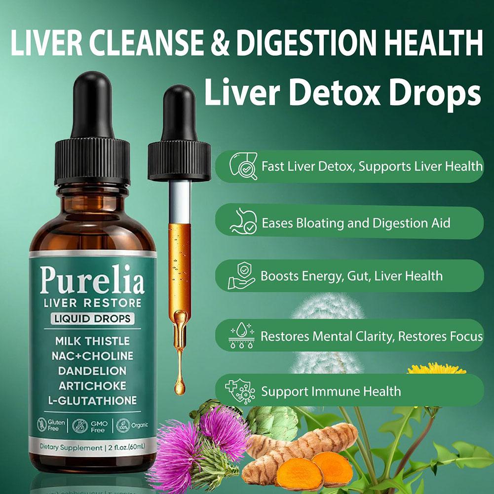 60ml Purelia Liver Restore Liq - đánh giá và giá Herbal Wellness Liquid