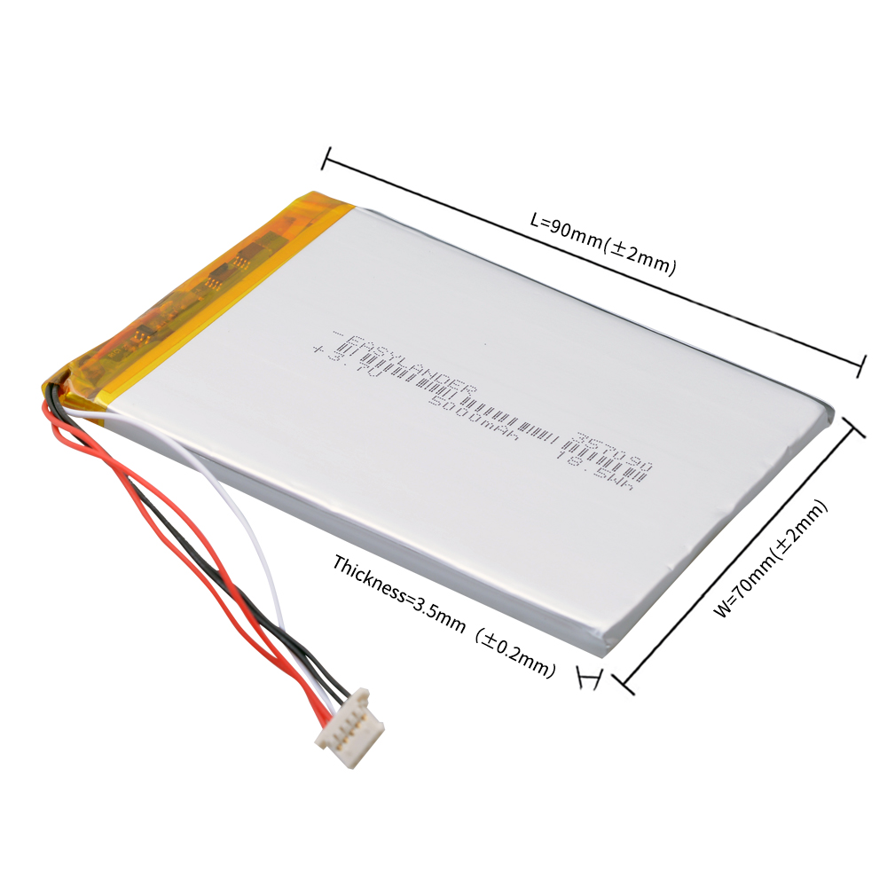 5-wire  357090 3.7V 5000mAh Re - đánh giá và giá Herbal Wellness Book